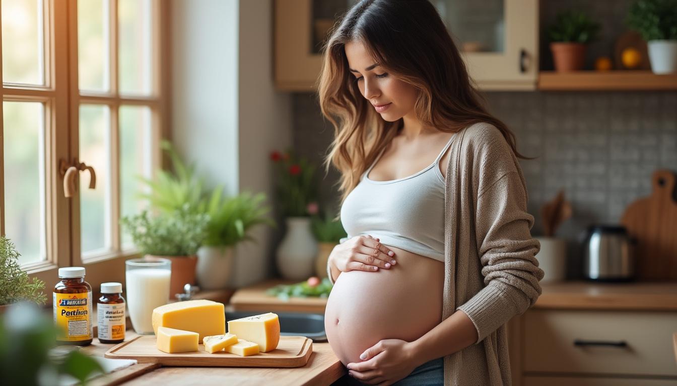 découvrez les risques potentiels liés à la consommation de fromage à pâte dure pendant la grossesse et les conseils pour protéger la santé de bébé et maman.