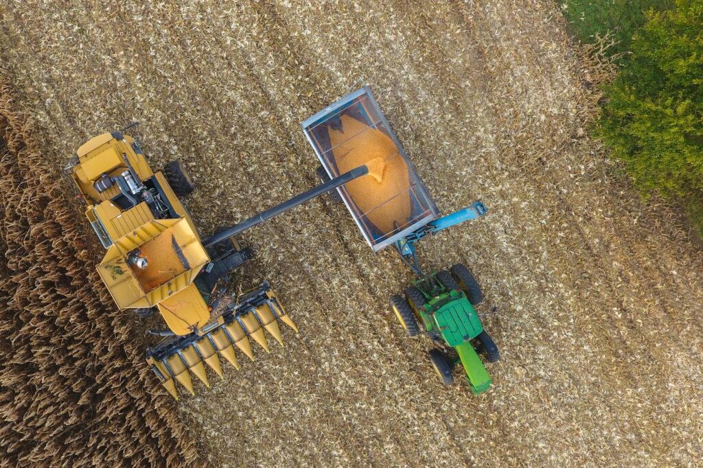 Harvest in southwest Michigan.